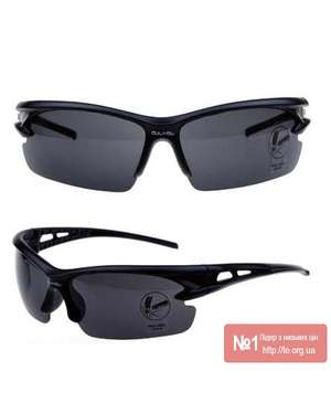 Велосипедні, спортивні, сонцезахисні окуляри OULAIOU 3105 black