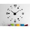 3D декоративний настінний годинник із цифрами та кругами - TimeDecor 614 - Картинка 1