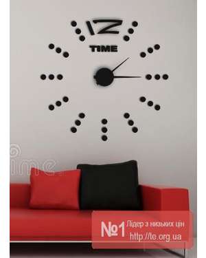 New 12 Time 3D годинник - Time Decor 749