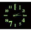 3D годинник англійський стиль - люмінесцентний, світится у темряві - Time Decor 763 - Картинка 1