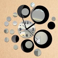 Декоративний 3D настінний годинник