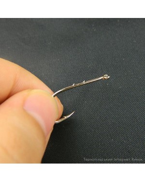 Риболовні гачки з зазубриною 50 шт. в коробці, зображення 2