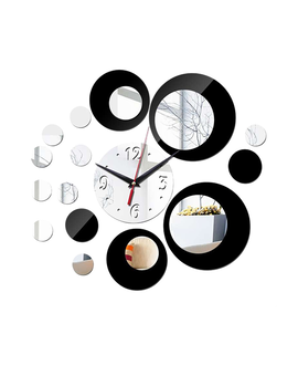 Декоративний 3D настінний годинник - сучасний творчий дизайн, зображення