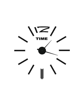 Великий настінний 3D годинник - 12 Time, зображення