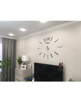 Великий настінний 3D годинник - 12 Time, зображення 6