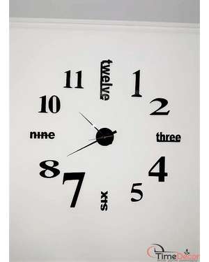 Великий настінний годинник 3D TIME, зображення 1