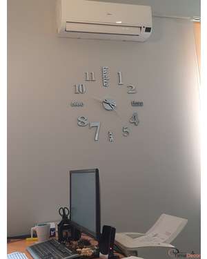 Великий настінний годинник 3D TIME, зображення 2