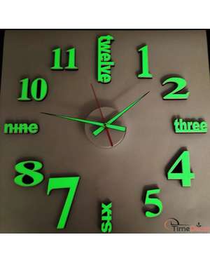 Великий настінний годинник 3D TIME, зображення 4