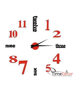 Великий настінний годинник 3D TIME, зображення 7