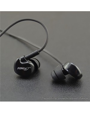 Спортивні, водонепроникні навушники QKZ F1 FONGE з мікрофоном, зображення 1