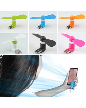 Портативний OTG Міні Micro USB вентилятор, зображення 6