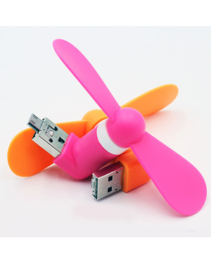 Портативний OTG Міні Micro USB вентилятор, зображення 7