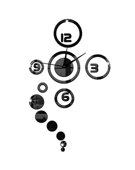 Декоративний 3D годинник - новітнього стилю 176