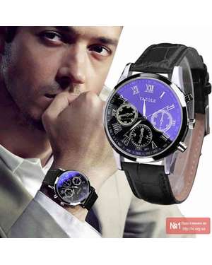 Чоловічиий годинник Yazole серія Blu Ray, зображення 1