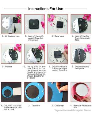 Дзеркальний, дизайнерський 3D настінний годинник, зображення 7