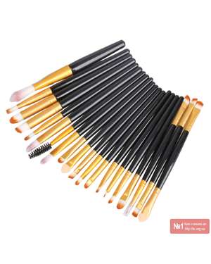 Професійний набір пензлів для макіяжу / візажу Maquiagem-Bsel 20шт., зображення 7