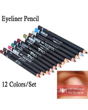 Комплект олівців Me Now для підводки контурів очей і губ -12шт., зображення 1
