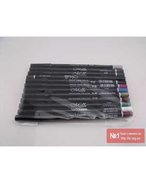 Комплект олівців Me Now для підводки контурів очей і губ -12шт., зображення 7