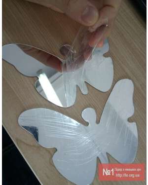 Акрилові дзеркальні 3D метелики, зображення 2