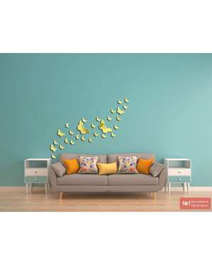 Акрилові дзеркальні 3D метелики, зображення 5