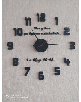 3D настінні годинники з цифрами Time Decor 248, зображення 9