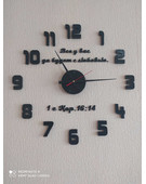 3D настінні годинники з цифрами Time Decor 248, зображення 9