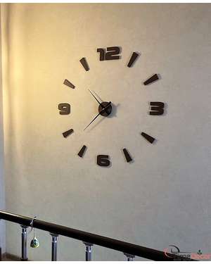 3D настінні годинники з цифрами та поділками, зображення 1