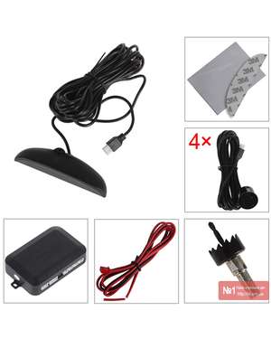 Парктронік чотирьох - сенсорний з LED дисплеєм та звуковим оповіщенням, зображення 2