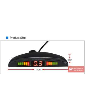 Парктронік чотирьох - сенсорний з LED дисплеєм та звуковим оповіщенням, зображення 7