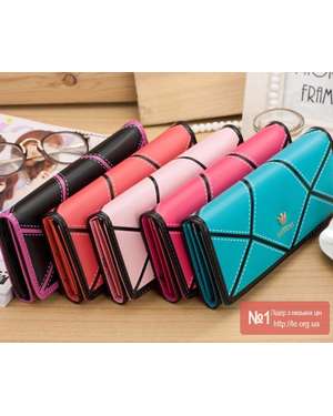 Жіночий довгий гаманець клатч Botusi Crown, зображення 1