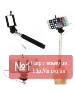 Монопод палиця для cелфі MONOPOD AK-6S Black, зображення 3
