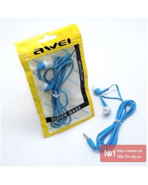 Вакуумні навушники Awei Hi-Fi TP-105, зображення 1