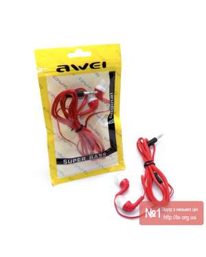 Вакуумні навушники Awei Hi-Fi TP-105, зображення 2