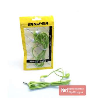 Вакуумні навушники Awei Hi-Fi TP-105, зображення 3