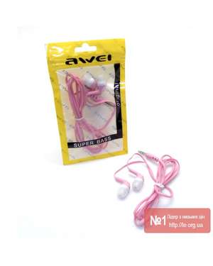 Вакуумні навушники Awei Hi-Fi TP-105, зображення 4