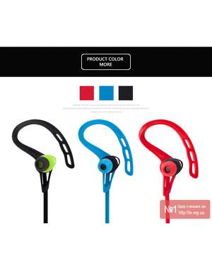 Спортивні Bluetooth стерео навушники sport MS-808C, зображення 1