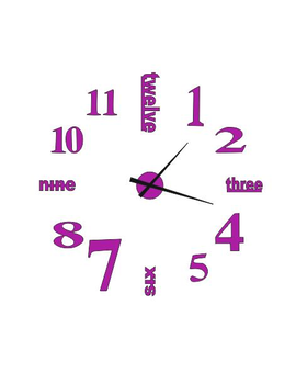 3D настінний годинник - Eng, зображення 1