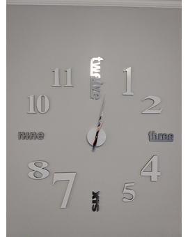 3D настінний годинник - Eng, зображення 4