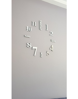 3D настінний годинник - Eng, зображення 5