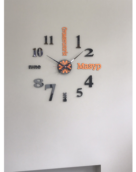 3D настінний годинник - Eng, зображення 7