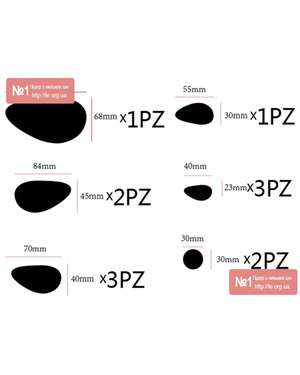 Дзеркальні елементи для декору TimeDecor (Ovl 386), зображення 4