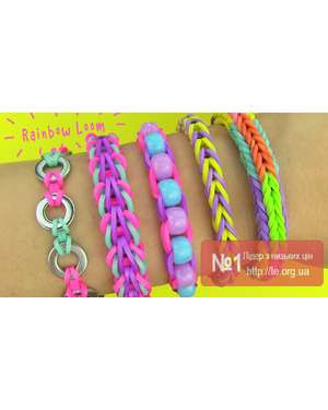 Набір резинок для браслета Loom Band з станком для плетіння 550шт., зображення 2