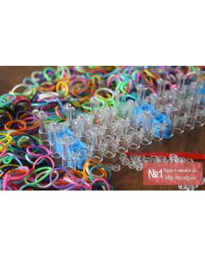 Набір резинок для браслета Loom Band з станком для плетіння 550шт., зображення 3