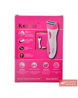 Епілятор бритва жіноча Kemei KM-3018, зображення 4