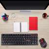 Комплект безпровідна ігрова клавіатура + мишка Gaming S-Shaped 2.4G HK6500 - Картинка 3