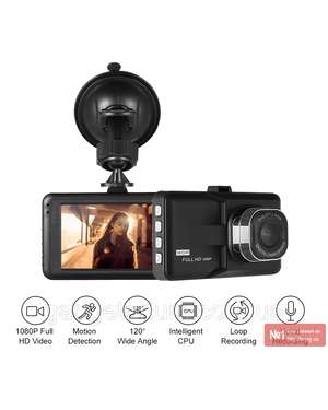 Відеореєстратор FULL HD Vehicle BlackBOX DVR 626 + HDMI, зображення 1