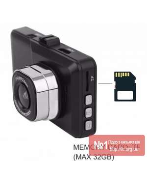 Відеореєстратор FULL HD Vehicle BlackBOX DVR 626 + HDMI, зображення 2