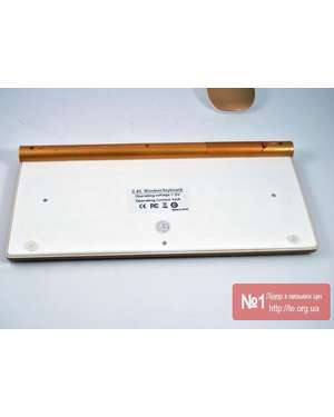 Комплект безпровідна клавіатура з мишкою 908 (в стилі Apple) Wireless 2.4GHz, зображення 7