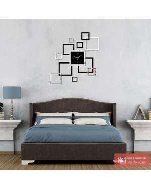 Декоративний 3D настінний годинник Multi color, зображення 2