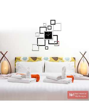 Декоративний 3D настінний годинник Multi color, зображення 4